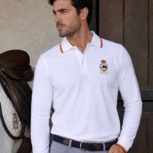Polo Oficial F.H.E. caballero manga larga