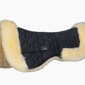 Salva dorso de tela guateada y borreguillo HKM