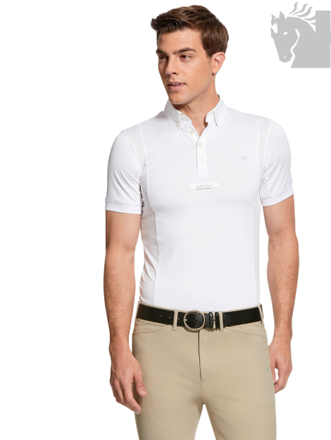 Polo concurso Ariat Tek caballero manga corta - Imagen 2