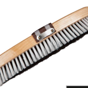 Bruza de madera con asa de nylon