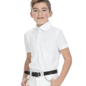 Polo concurso Equithème Mesh niño manga corta