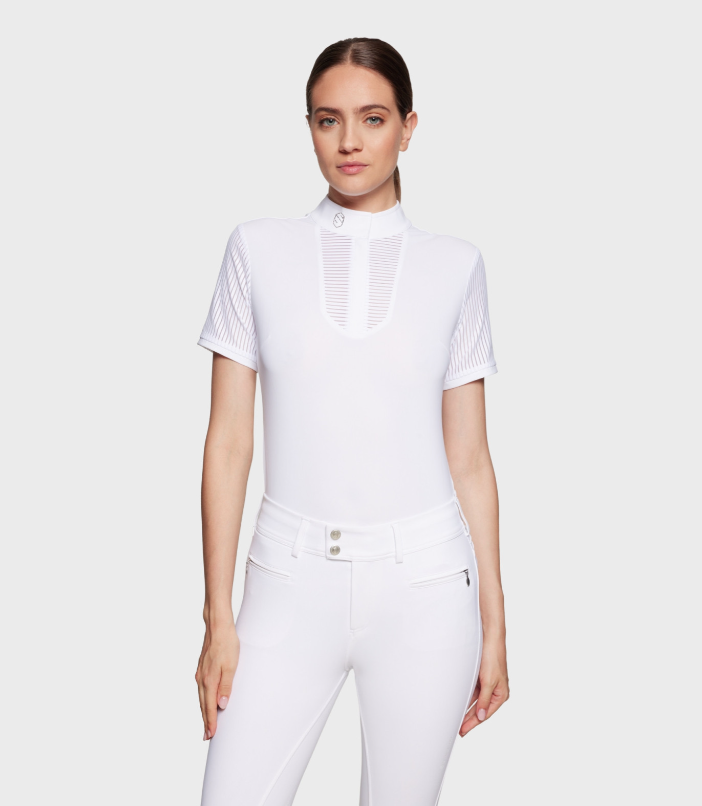 Polo concurso Samshield Apolline señora manga corta