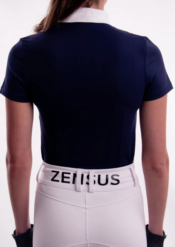 Polo concurso Zensus Sky Blue señora manga corta - Imagen 2