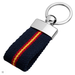 Llavero tela bandera de España Hispania Colors