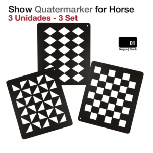 Plantilla plástico (juego 3 unid.)