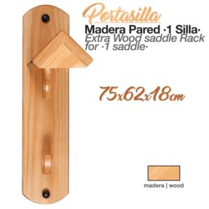 Monturero madera pared