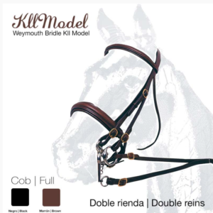 Cabezada montar doble rienda Kllmodel