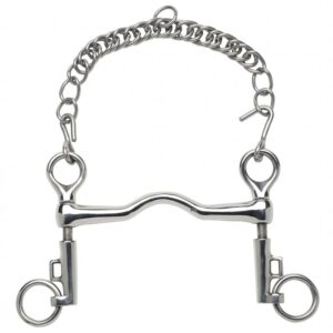 Bocado Doma con Desveno Pierna corta Inox