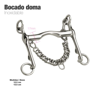 Bocado Doma Grueso Inox